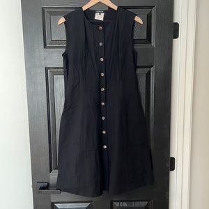 Lafayette 148 Women’s Button Dress Black